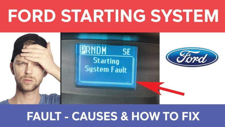 How to Fix Starting System Fault - Ford F150