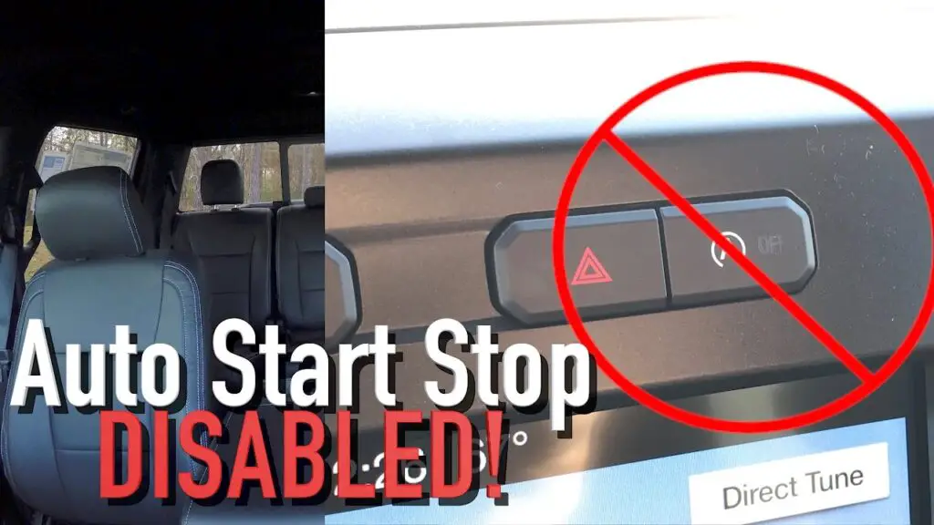 How to Permanently Disable Auto Start Stop Ford F150