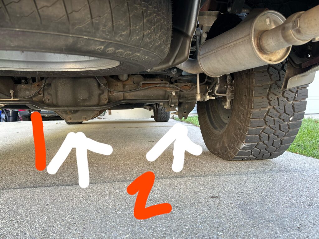 Understanding the Jack Points on an F150