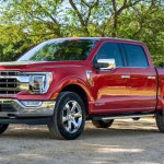 Candy Apple Red Ford F150