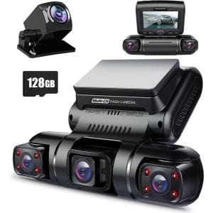 PRUVEEO 360 Degree View 4 Channel Dash Cam