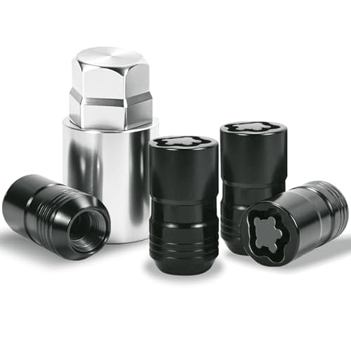 Best Wheel Locks for Ford F150 5 Wheel Locks Lug Nuts M14 x 1.50 Fits Chevrolet Silverado Toyota Tundra Ford F-150 GMC Yukon Dodge RAM Cadillac Escalade Acura MDX Grand Cherokee and More 13/16
