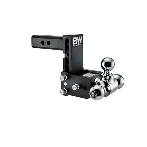 B&W Trailer Hitches Tow & Stow Adjustable Trailer Hitch Ball Mount - Fits 2
