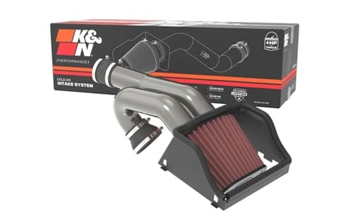 K&N Cold Air Intake System: High-Flow Air Filter, Increase Performance & Towing: Compatible with 2015-2025 FORD Expedition, F150, F150 Raptor, 77-2617KC