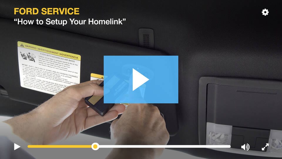 How to Program F150 Garage Door Opener 