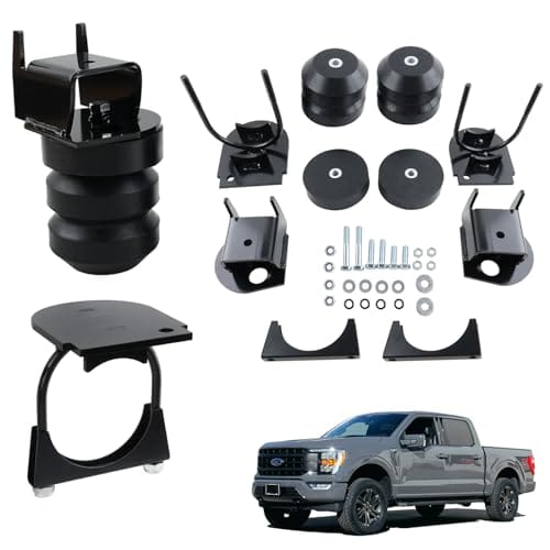 Best Riding Suspension for F150 4 RiAiCiING F150 Rear Suspension Enhancement System Compatible with Ford F-150 2WD 4WD 2015-2022 up to 8,600 lbs Rubber Helper Spring Kit