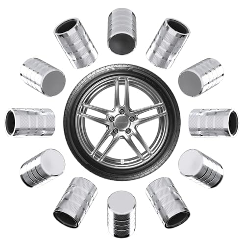 Best Winter Tires for Ford F150 6 12Pcs Car Tire Valve Stem Caps, Tire Air Cap for Car, Universal Stem Covers, Plastic Liner Corrosion Resistant Car Wheel Tires Pressure Cap for BMW Ford Cars Motorcycles Suvs Trucks