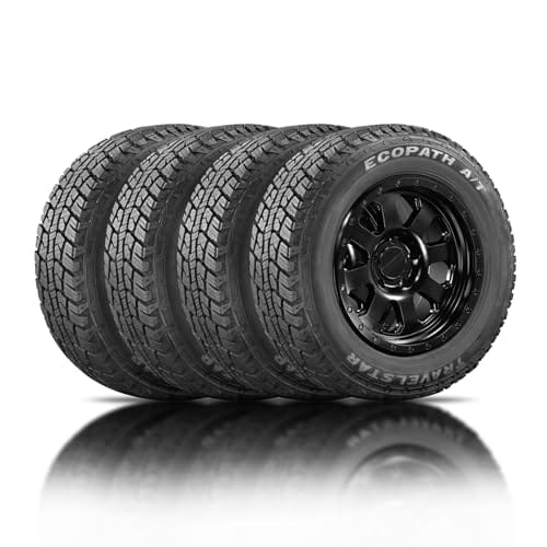 Best Tires for Ford F150 6 Set of 4 (Four) Travelstar Ecopath AT All Terrain 275/65R18 116T SUV Radial Tire + Road Hazard Warranty Included 275/65/18 (Tire Only)