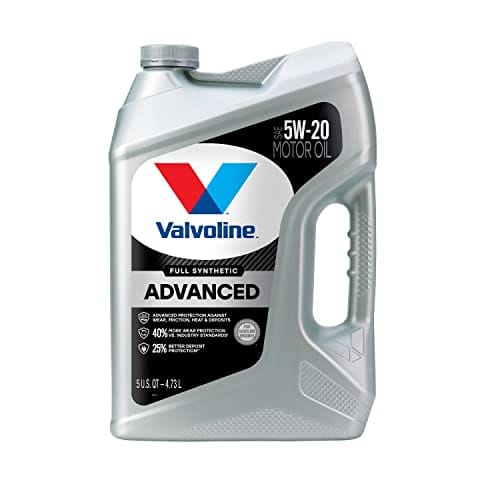 Best Engine Oil for Ford F150 2 Valvoline Advanced Full Synthetic SAE 5W-20 Motor Oil 5 QT