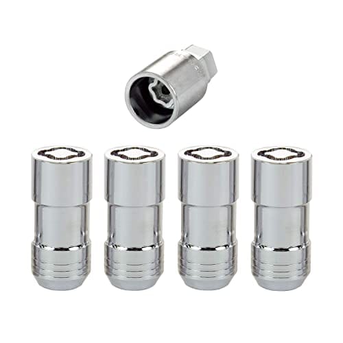 Best Wheel Locks for Ford F150 4 MCGARD 24210 Chrome Cone Seat Wheel Locks (M14 x 1.5 Thread Size) - Set of 4