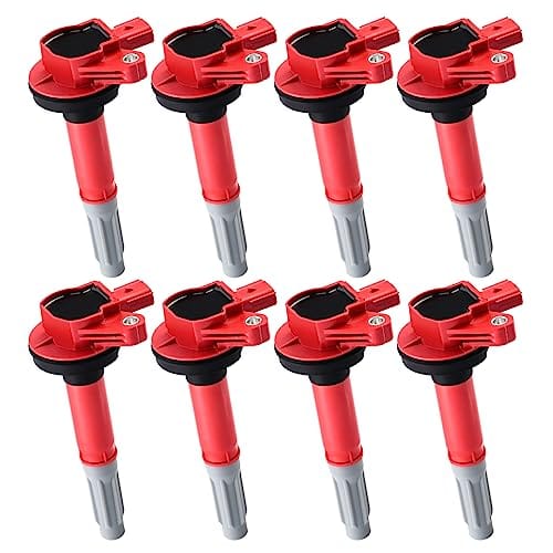 Best Coil Pack for Ford F150 5 CarBole DG542 Ignition Coils Pack Replacement for Ford F-150 Mustang 5.0L V8 2011-2015, Replace OE# UF622 BR3Z-12029A 5C1859 B181HE (Pack of 8)