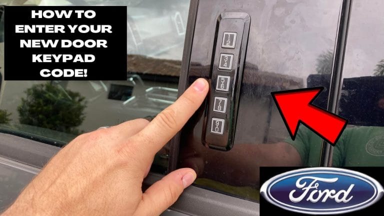 How to Change Door Code on Ford F150 95 How to Change Door Code on Ford F150