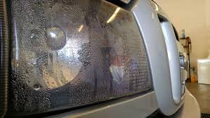 Adaptive Headlight Malfunction On BMW 5 Clear Moisture and Reseal the Headlight