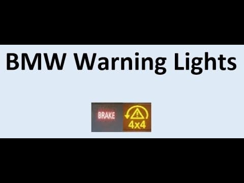BMW 4x4 Warning Light: Causes, Fixes, and When to Worry 6 Step-by-Step Fixes for the BMW 4x4 Warning Light