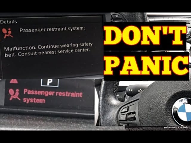 Restraint System Malfunction In BMW: Causes & Solutions 2 Restraint System Malfunction in BMW