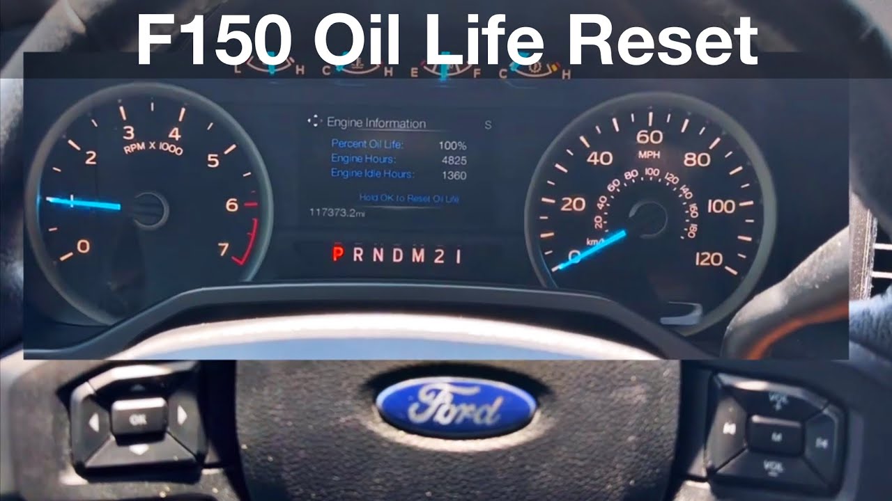 how to reset oil life 2018 ford f150