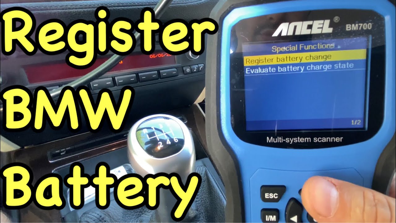 how to register bmw battery for free
