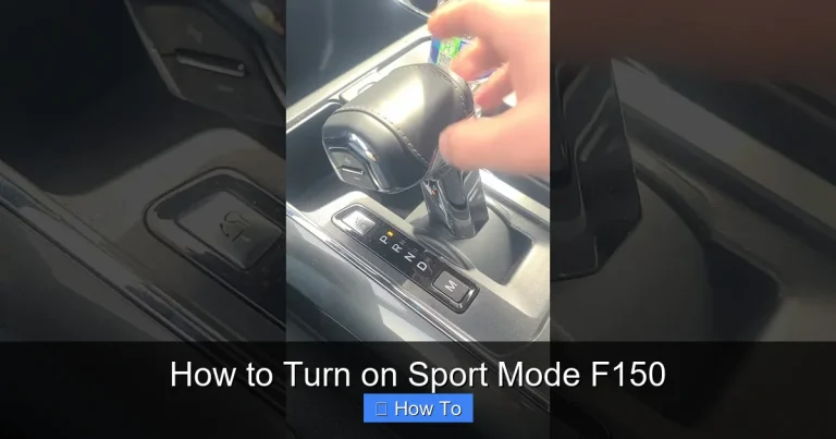 How to Turn on Sport Mode F150