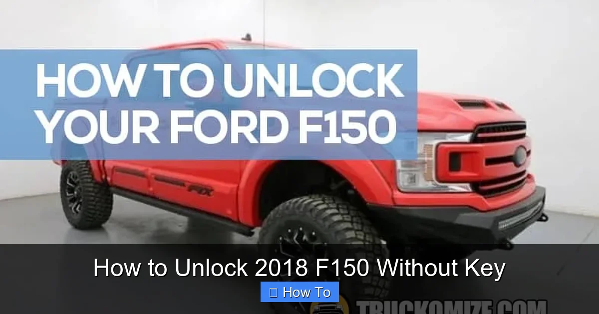 How to Unlock 2018 F150 Without Key 1 How to Unlock 2018 F150 Without Key