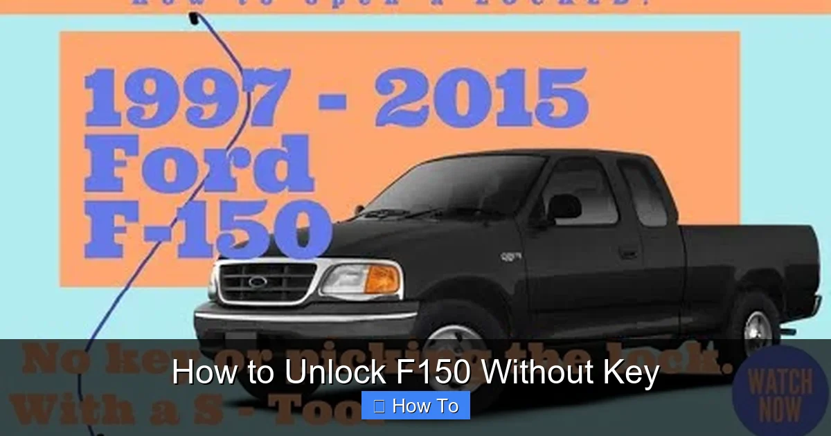 How to Unlock F150 Without Key 3 How to Unlock F150 Without Key
