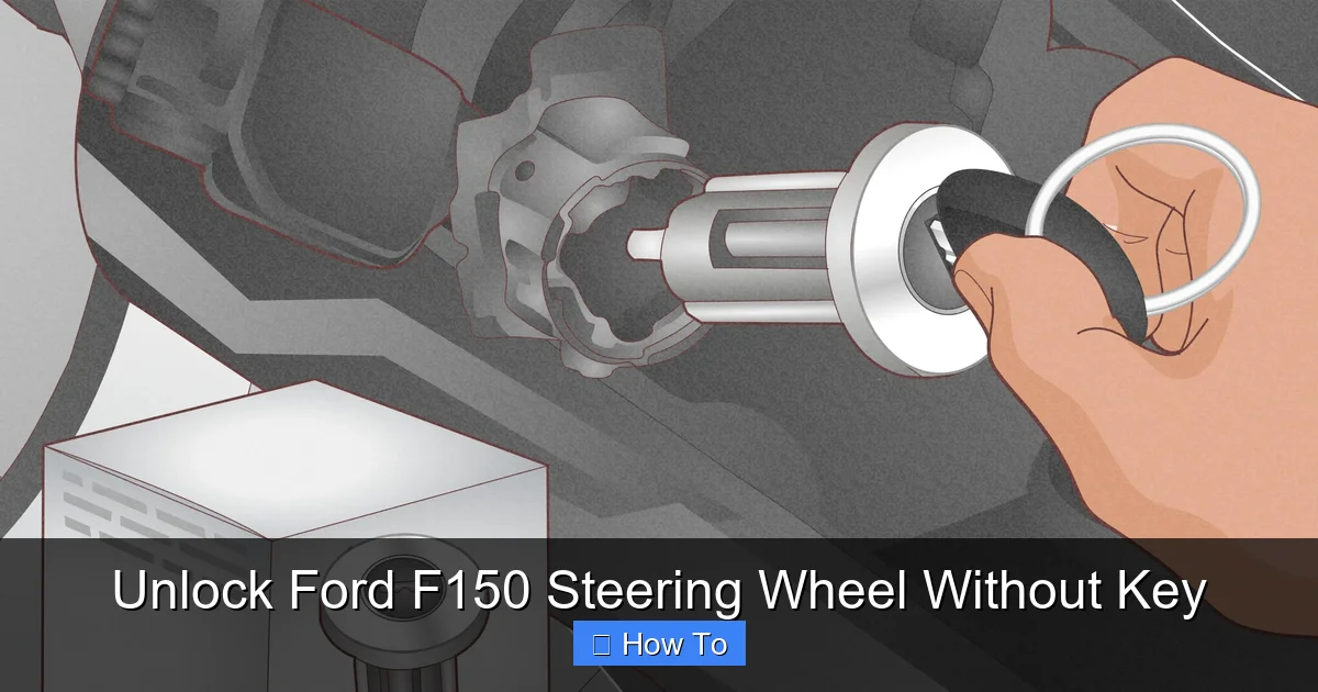 Unlock Ford F150 Steering Wheel Without Key