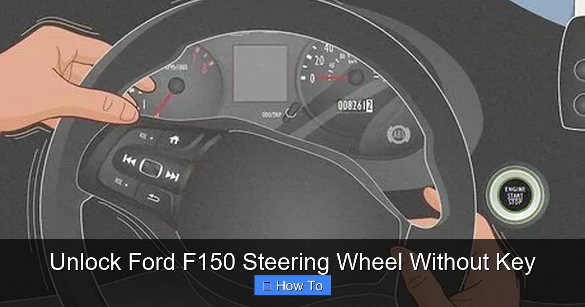 Unlock Ford F150 Steering Wheel Without Key