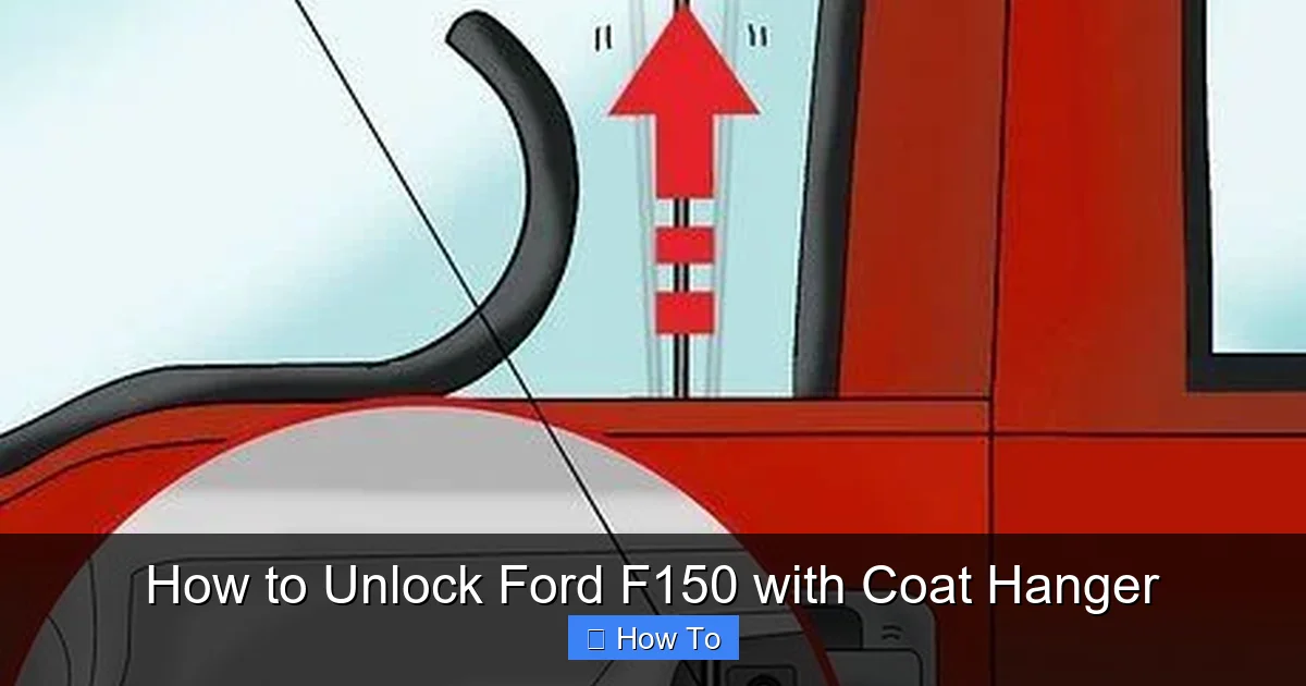 How to Unlock Ford F150 with Coat Hanger 2 How to Unlock Ford F150 with Coat Hanger