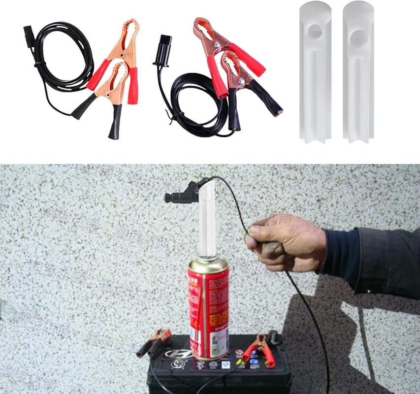 Versatile Fuel Injector Cleaning and Testing Kit with Adapters for Car