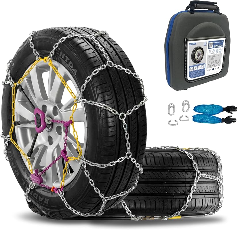 Auto Tightening Snow Chains for Ford F150 – Quick Fit and Reusable