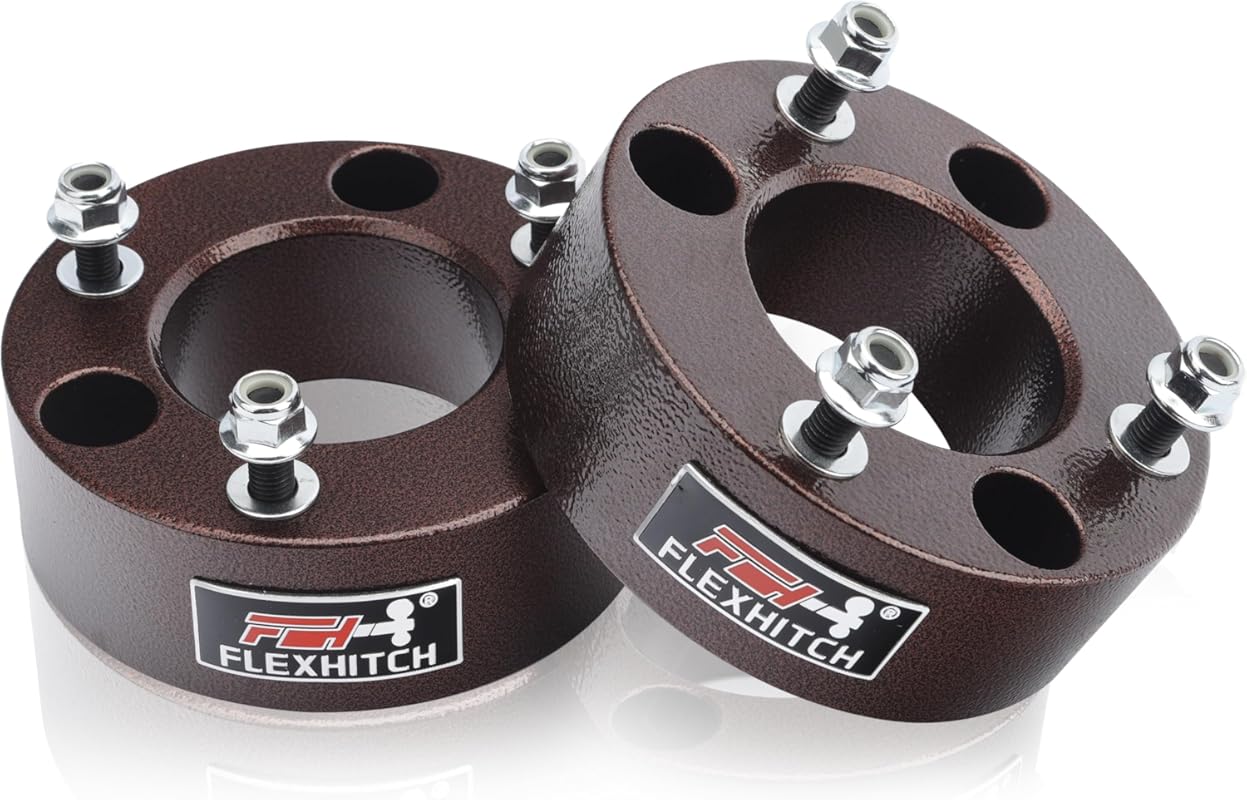2-inch Front Leveling Kit with Forged Strut Spacers for Ford F-150 2WD