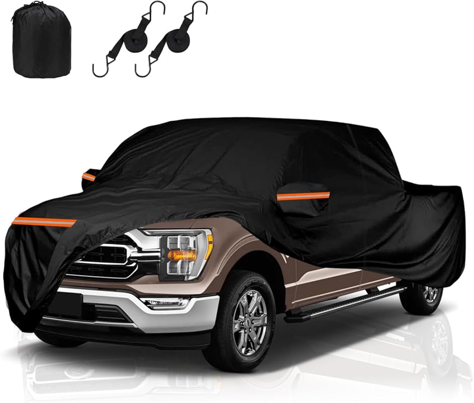 Waterproof All-Weather Truck Cover for Ford F-150 Supercrew Cab with 5