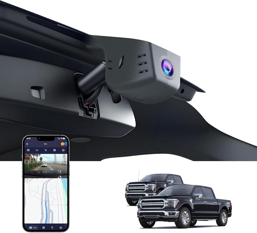 FUVYMYT 4K Dash Cam for Ford F-150 (2018-2025). OEM-Style with 64GB Ca