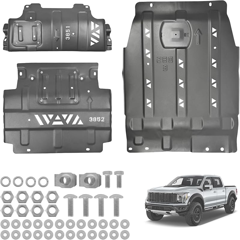 Top 6 Best Ford F150 Engine for Longevity: Expert Approved 7 High-Strength Steel Full Skid Plate for Ford F-150 (2015-2022): Engine