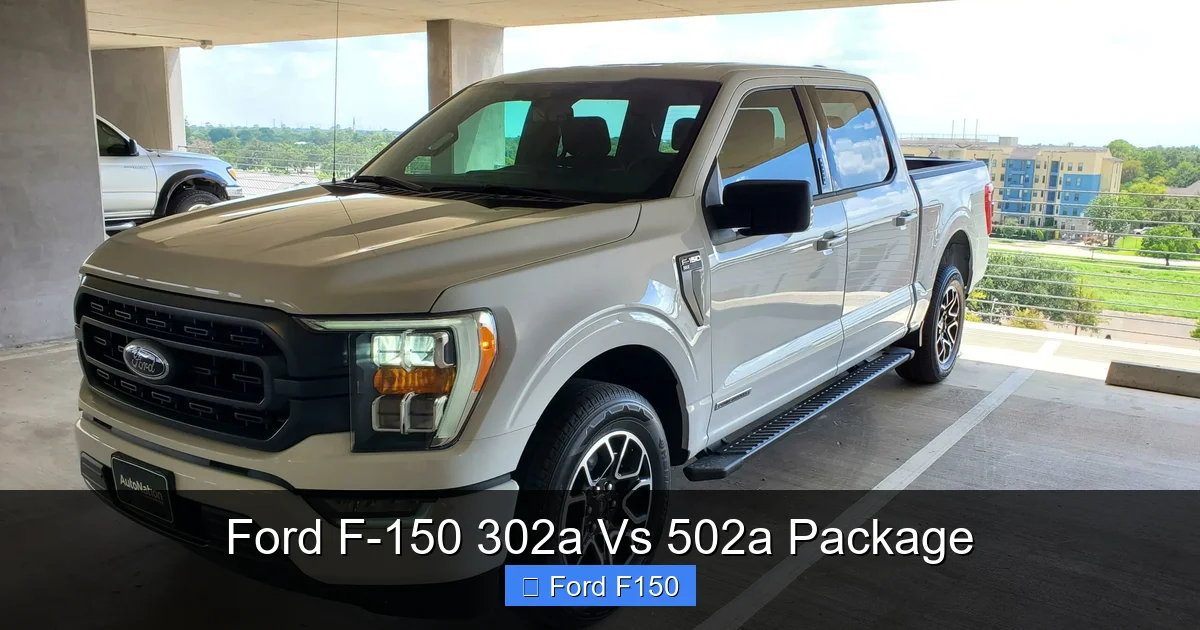 Ford F-150 302a Vs 502a Package 1 Ford F-150 302a Vs 502a Package