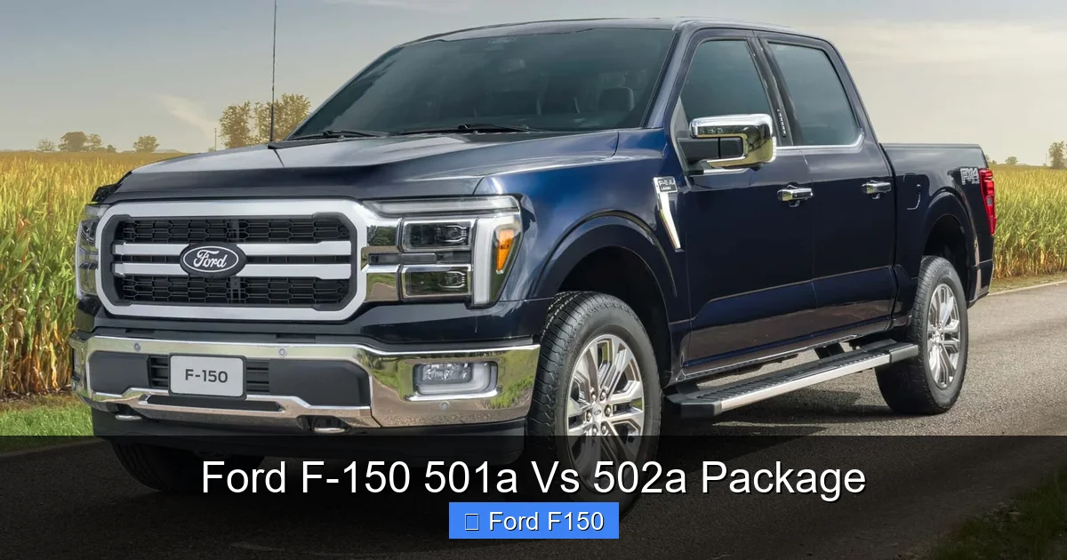 Ford F-150 501a Vs 502a Package: Find The Difference! 4 Ford F-150 501a Vs 502a Package