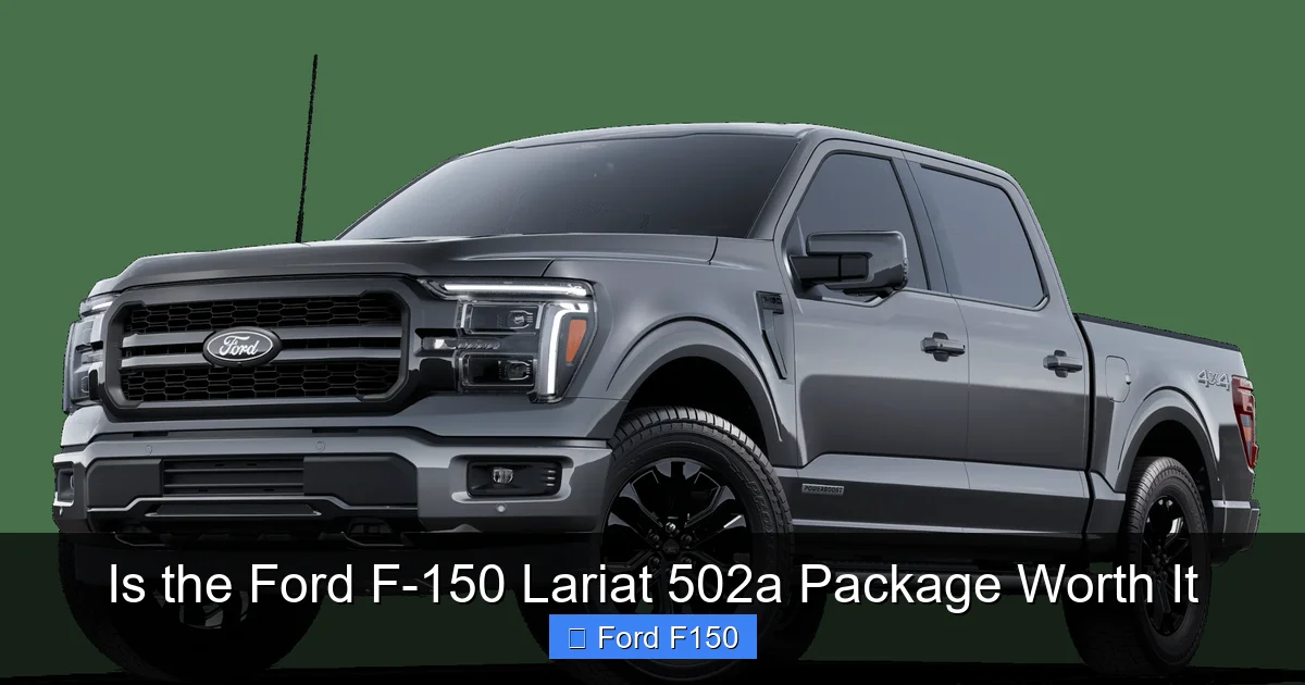 Is the Ford F-150 Lariat 502a Package Worth It