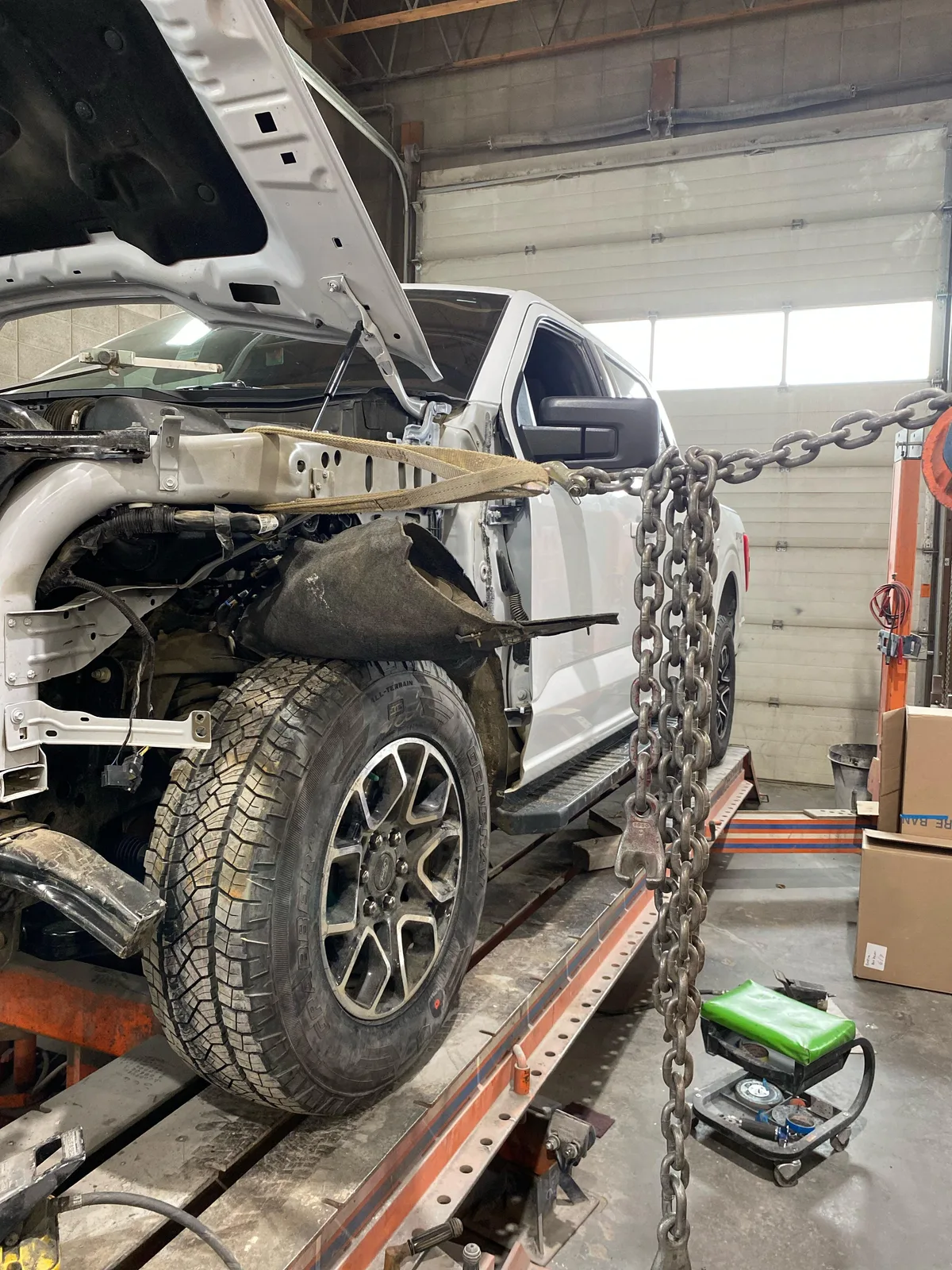 aluminum truck repair shop