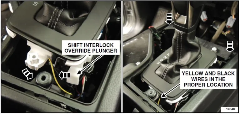 F150 Shift Interlock Override access panel