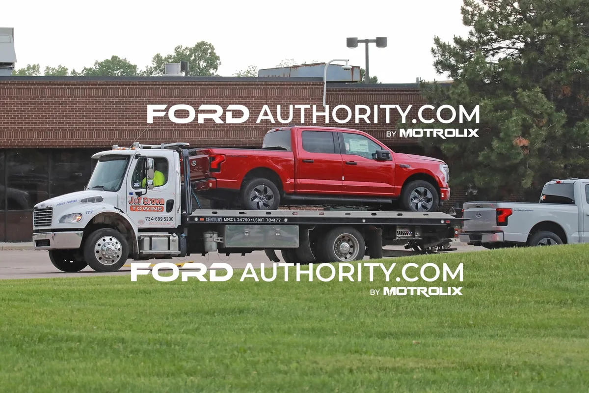 Ford F-150 Lightning Neutral Dead Battery 6 Ford F-150 Lightning flatbed tow