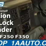 how to unlock ford f250 with keys locked inside